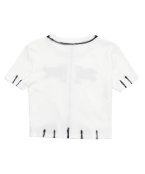 WジップロゴブリーチSSトップス