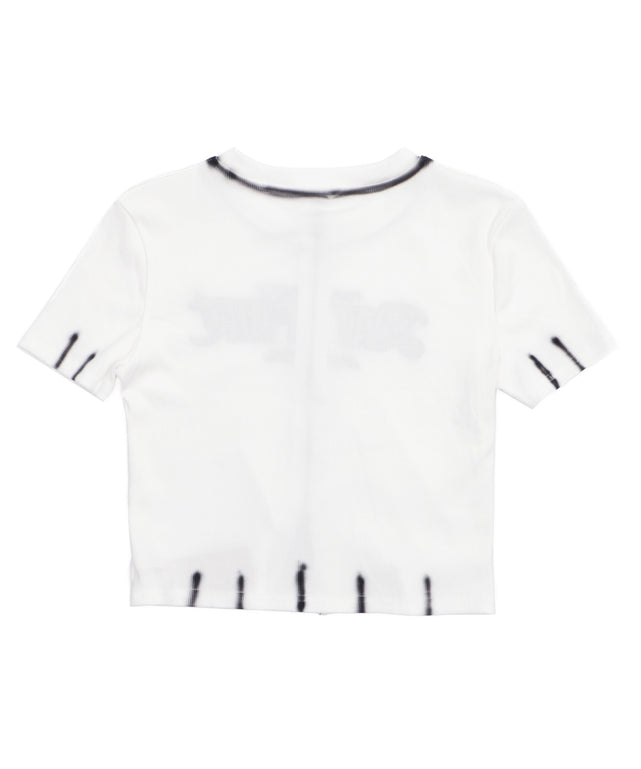 WジップロゴブリーチSSトップス