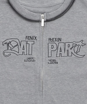 WジップロゴブリーチSSトップス