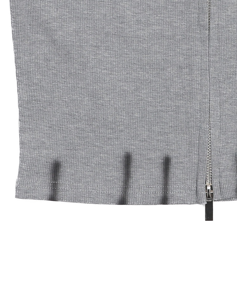 WジップロゴブリーチSSトップス