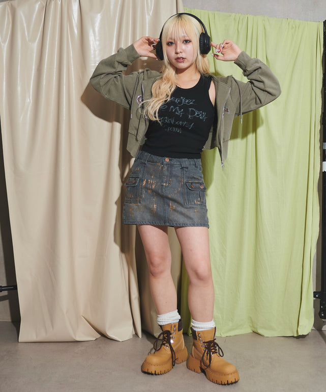 ブラック モデル：155cm F着用