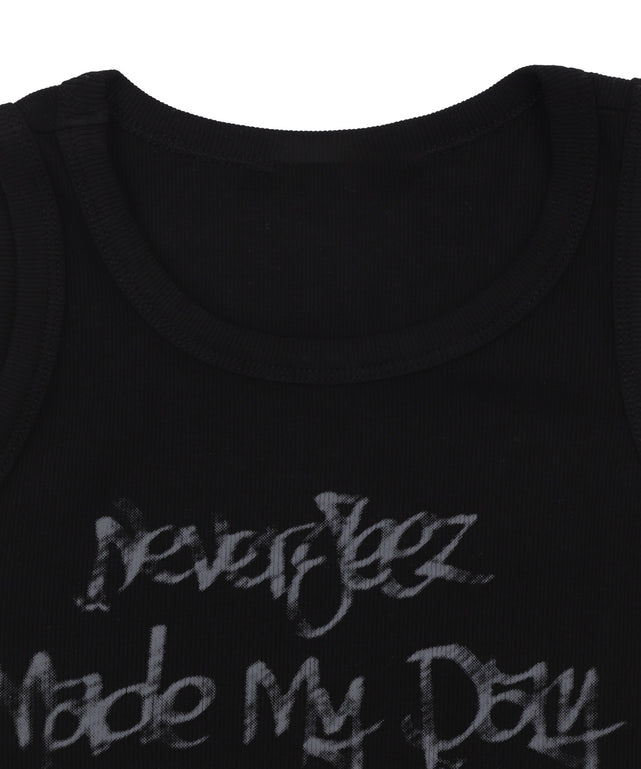 グラフィックロゴタンクトップ