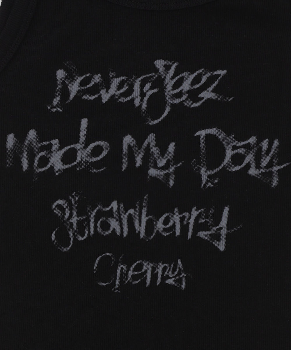 グラフィックロゴタンクトップ