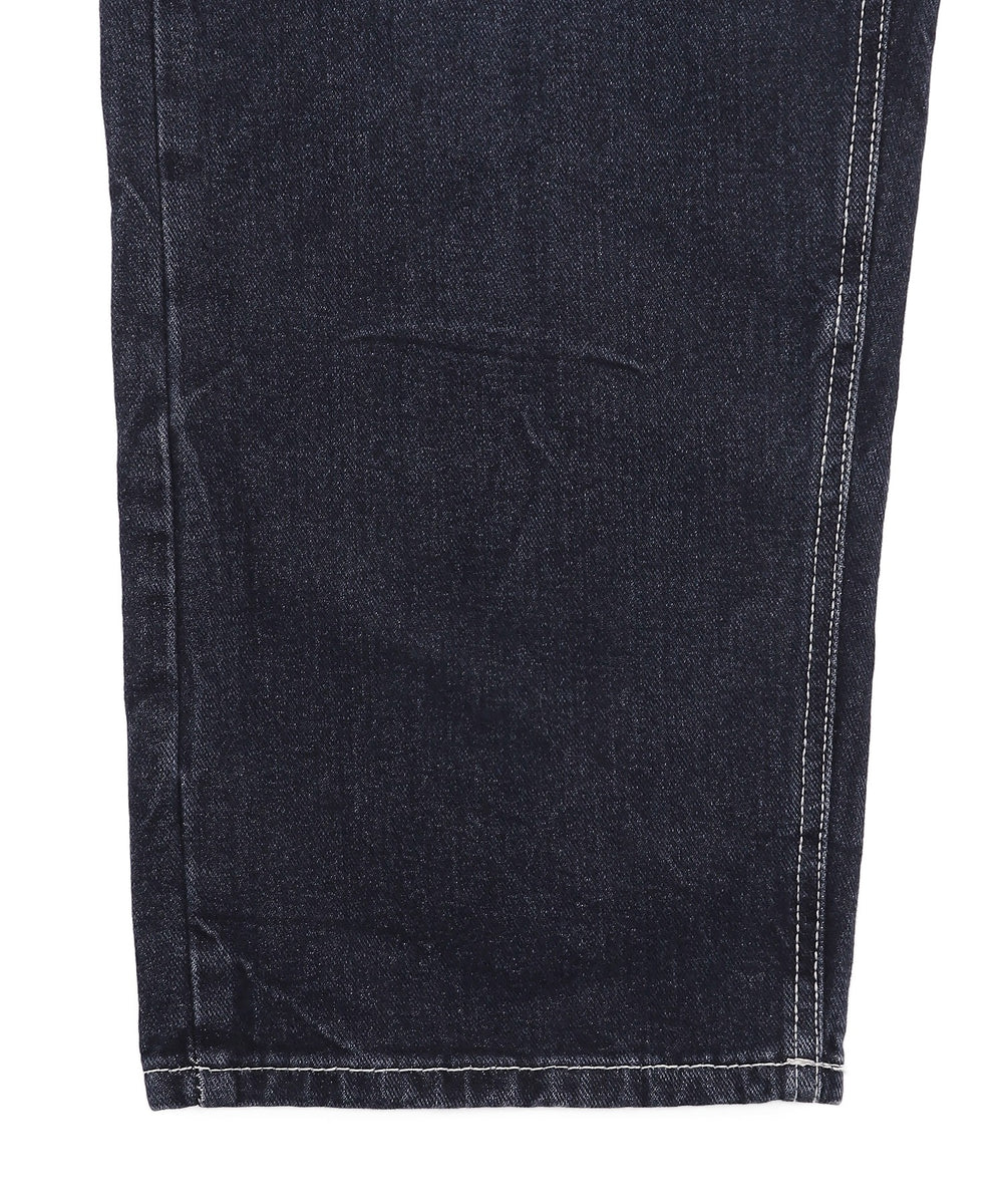 バックロゴワイドデニムパンツ