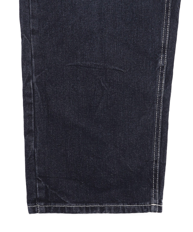 バックロゴワイドデニムパンツ