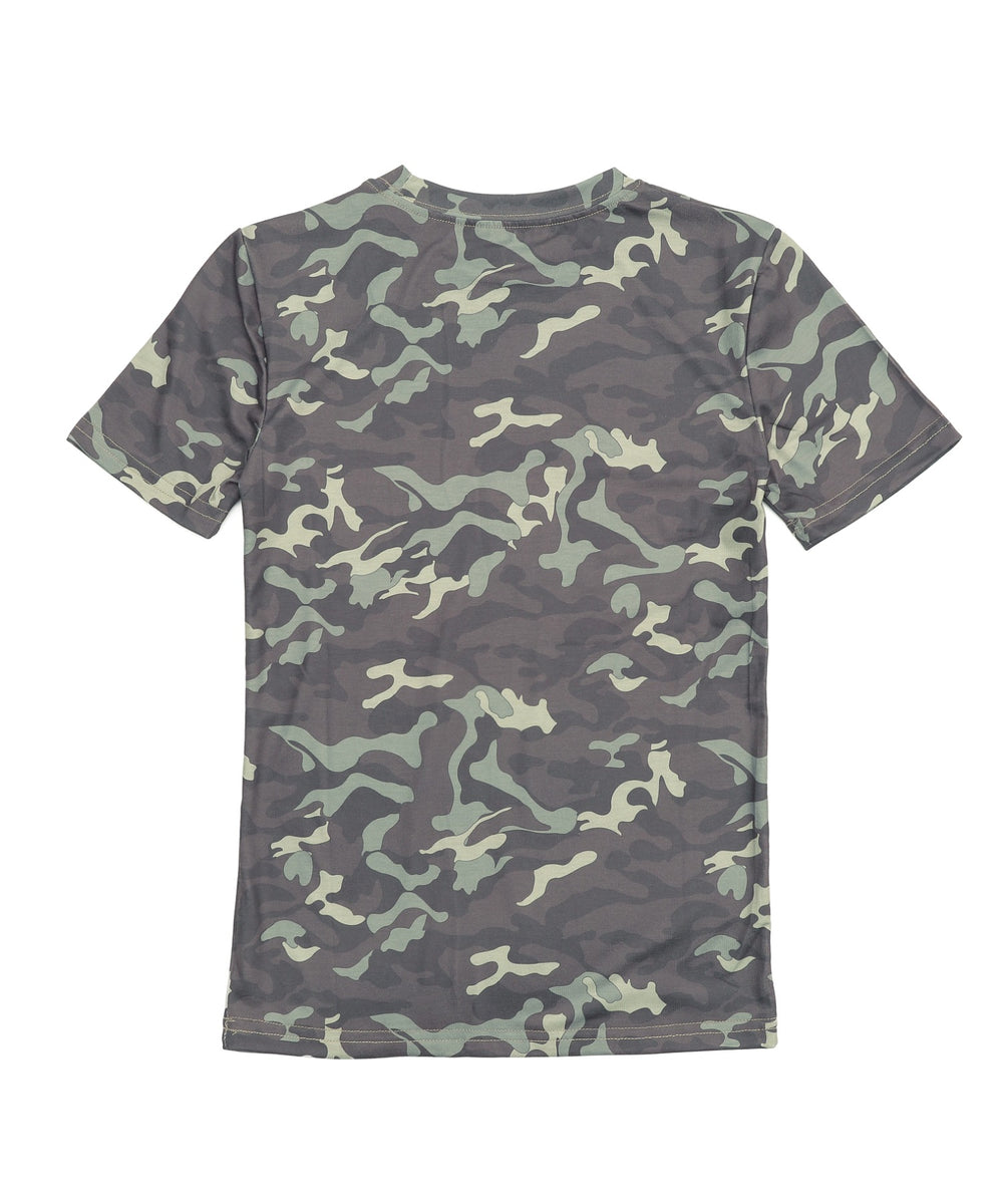 シンプルロゴカモフラT