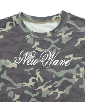 シンプルロゴカモフラT