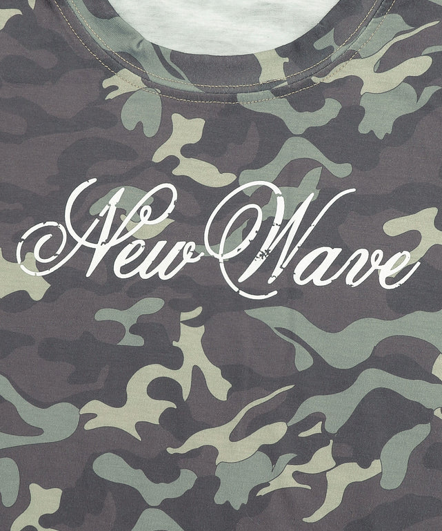 シンプルロゴカモフラT