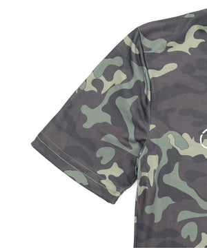 シンプルロゴカモフラT