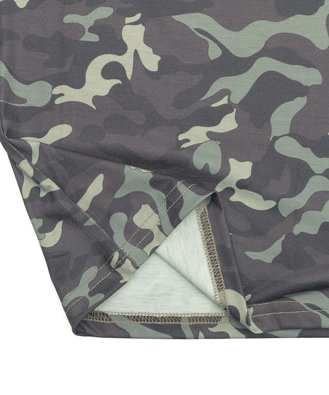 シンプルロゴカモフラT