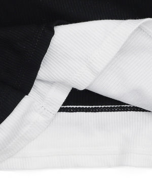 リブボタンキャミソール