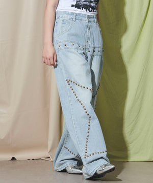 デニム淡 モデル：155cm F着用