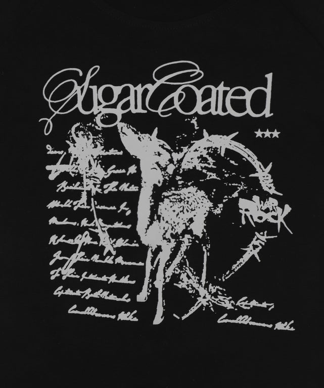 レースヘムグラフィックピチT