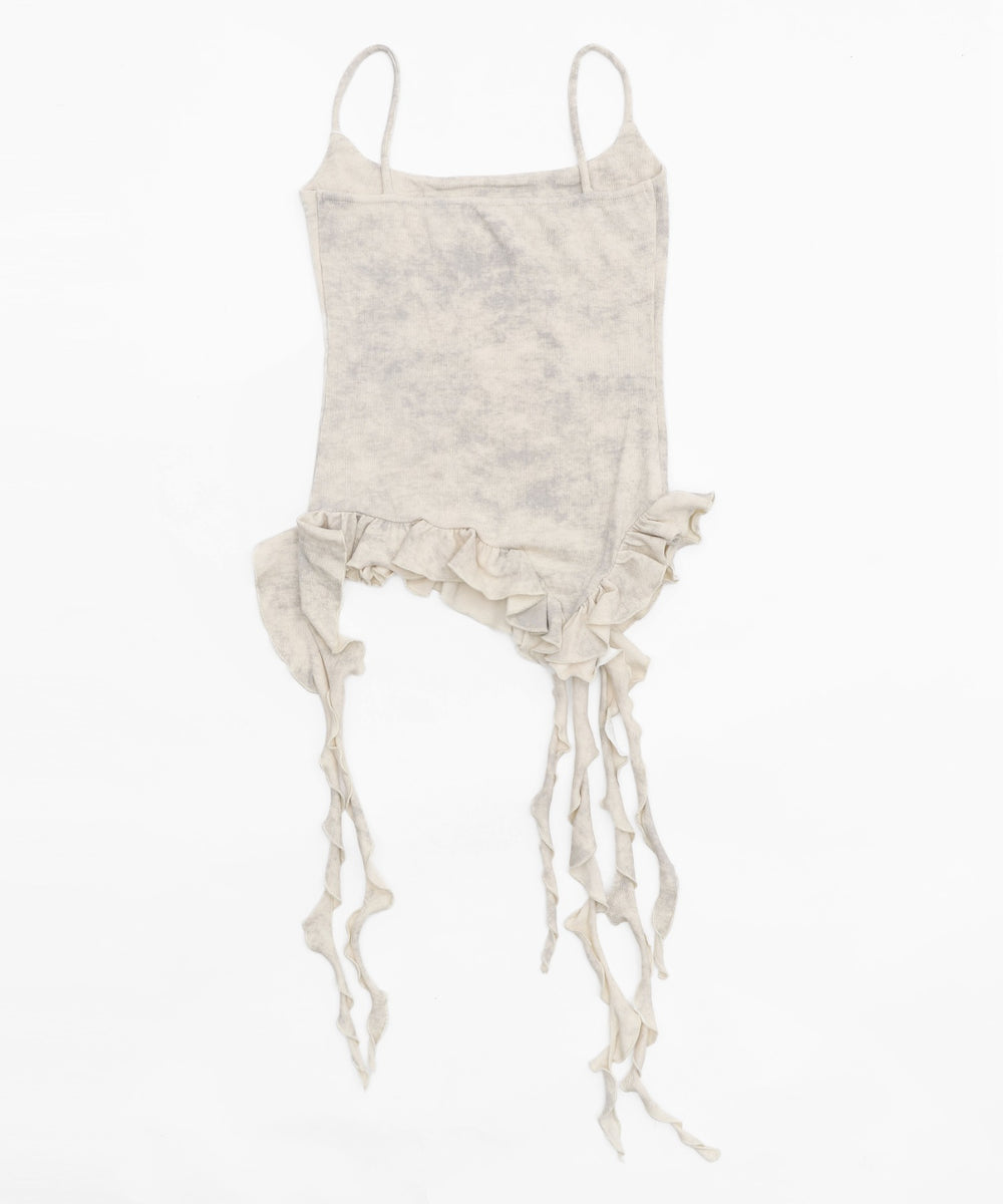 スタッズロゴヘムキャミワンピ