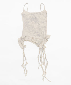 スタッズロゴヘムキャミワンピ