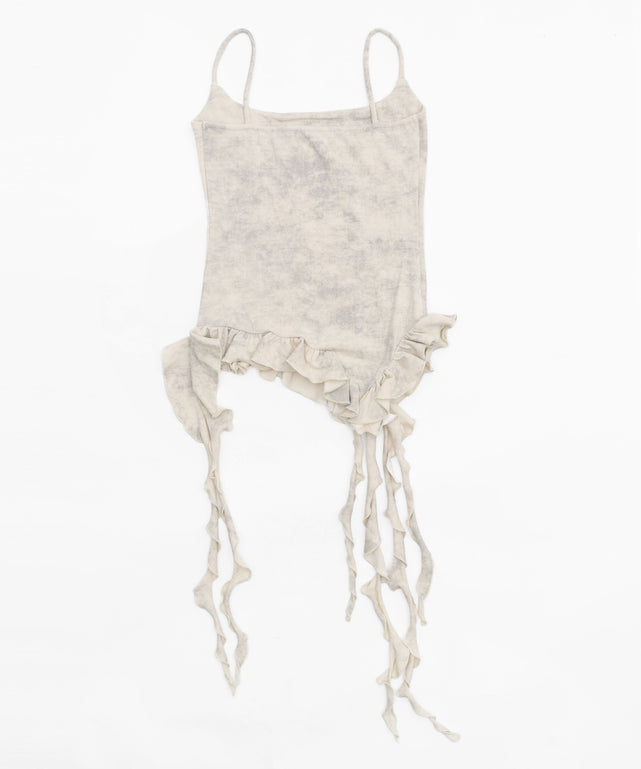 スタッズロゴヘムキャミワンピ