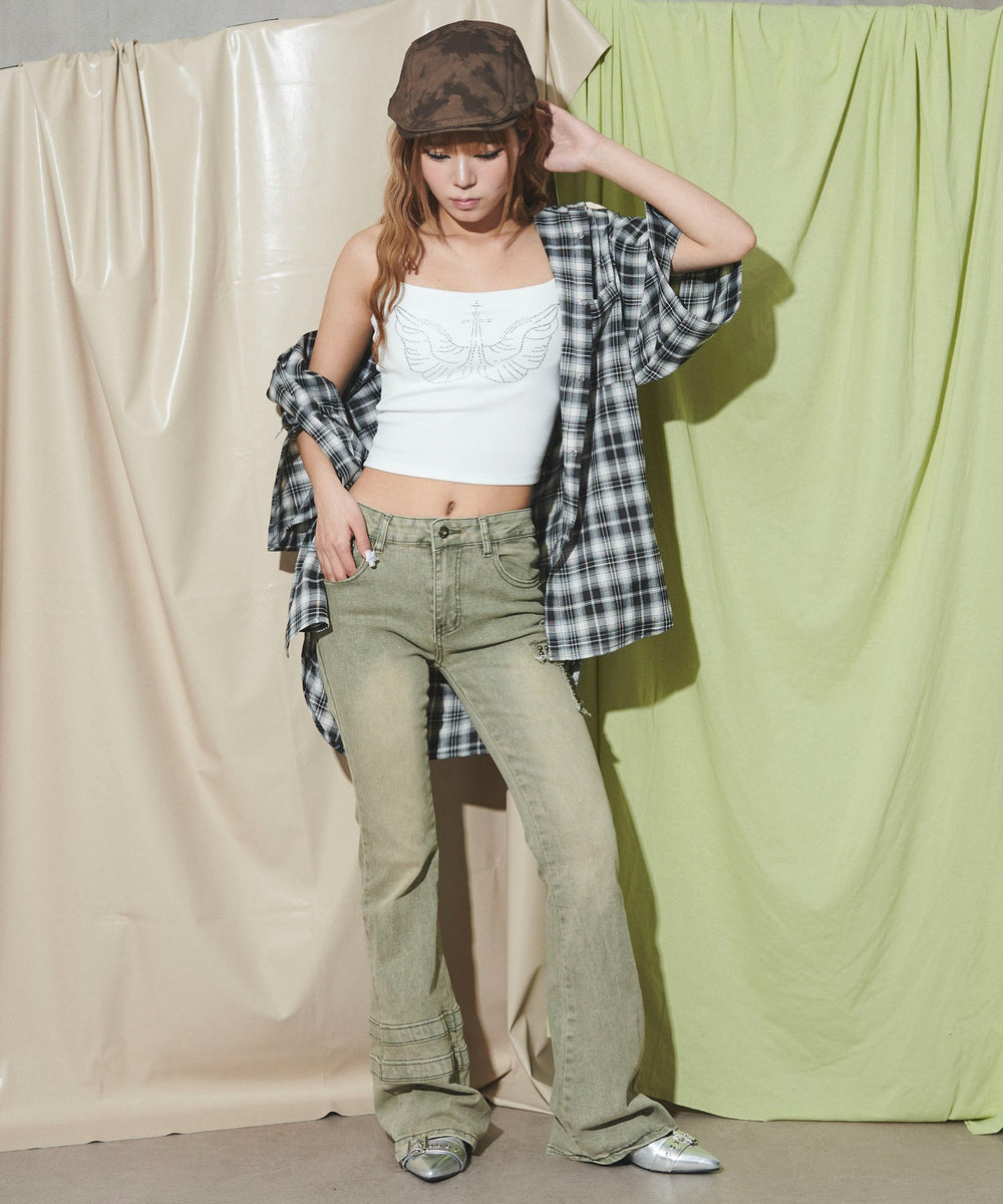 ホワイト モデル：160cm F着用