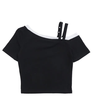 バタフライオフショルピチT