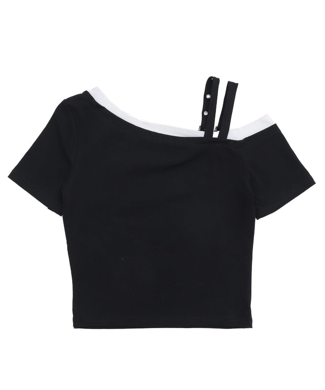 バタフライオフショルピチT