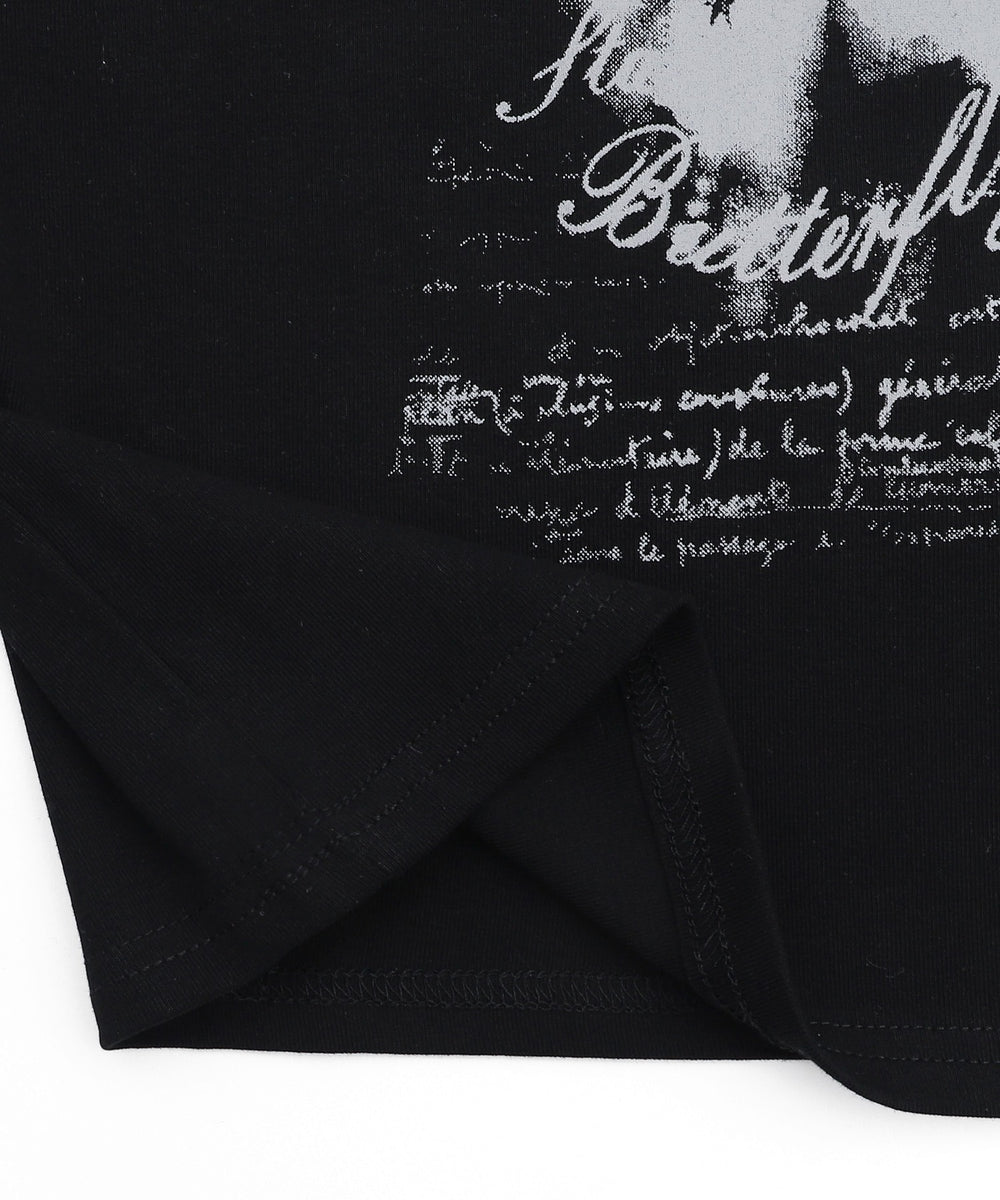 バタフライオフショルピチT