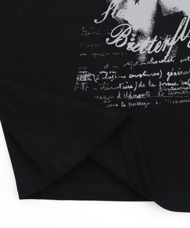 バタフライオフショルピチT