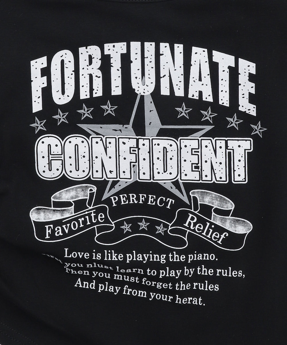 フェイクインナープリントロゴピチT2