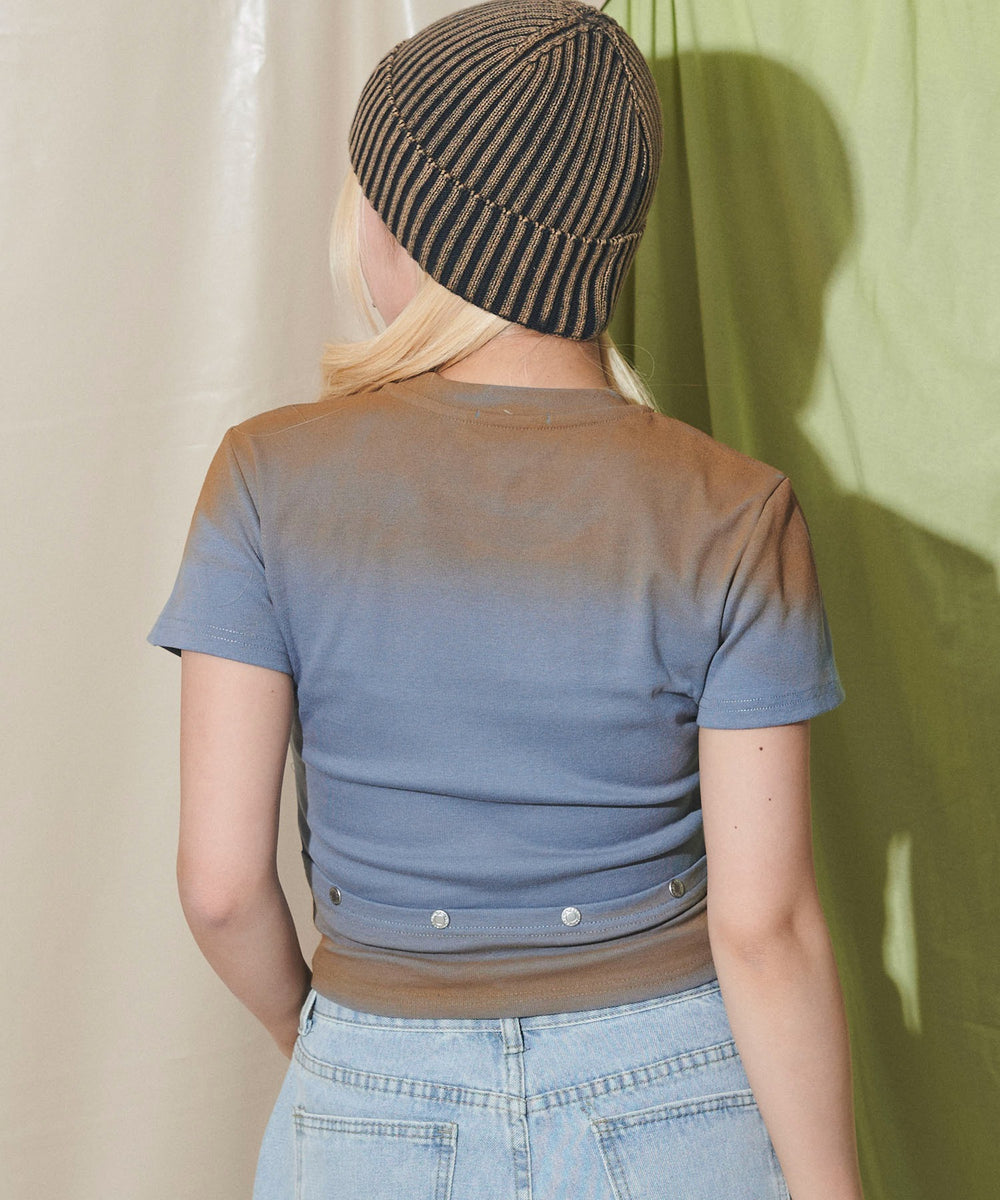 ブルー モデル：155cm F着用