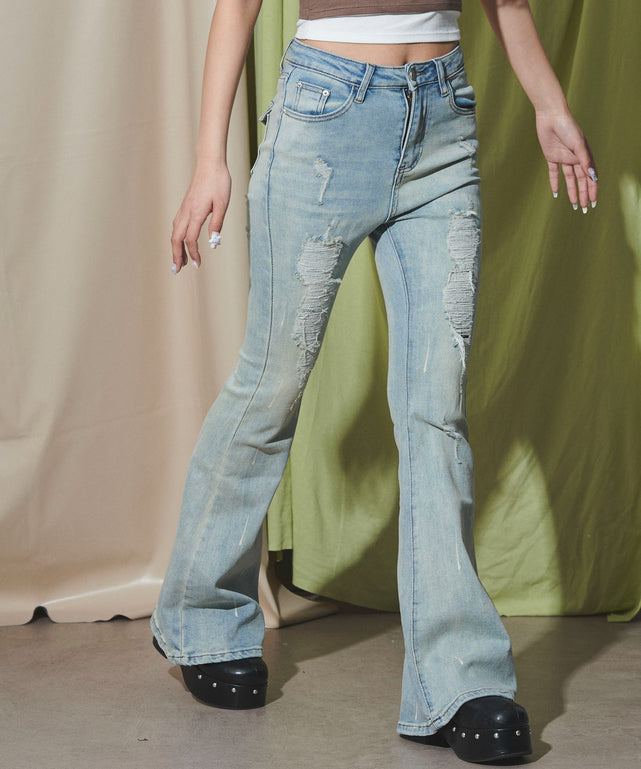 デニム淡 モデル：160cm M着用