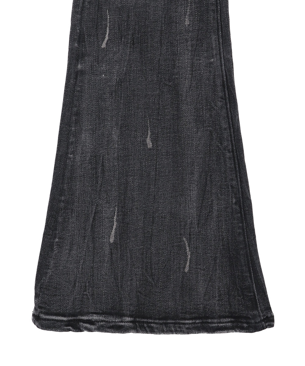 ダメージフレアデニム