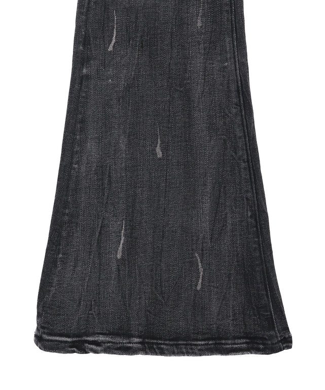 ダメージフレアデニム