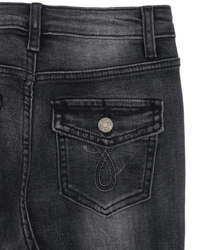 ダメージフレアデニム