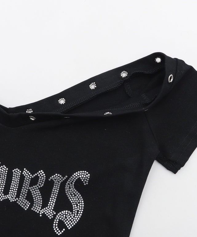 アイレットラインストーンピチT