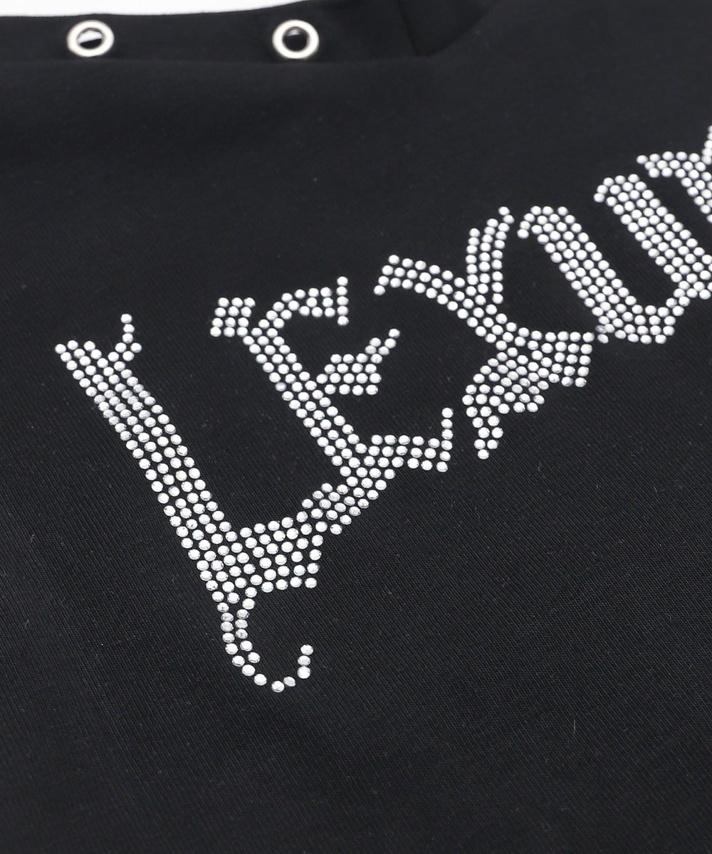 アイレットラインストーンピチT