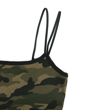 パイピングカモフラキャミ