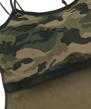 パイピングカモフラキャミ