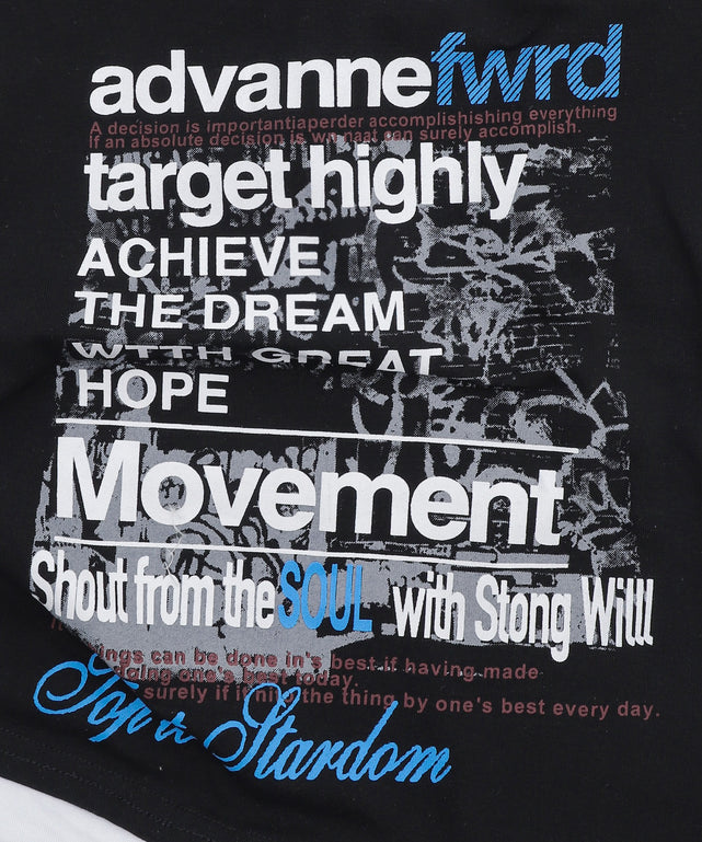 フェイクインナープリントピチT