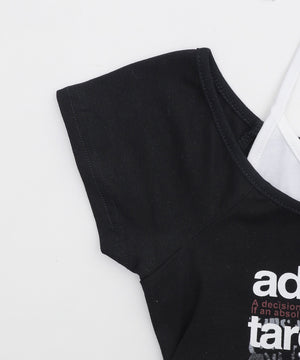 フェイクインナープリントピチT