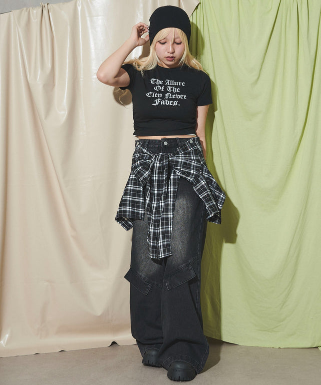 ブラック モデル：155cm F着用