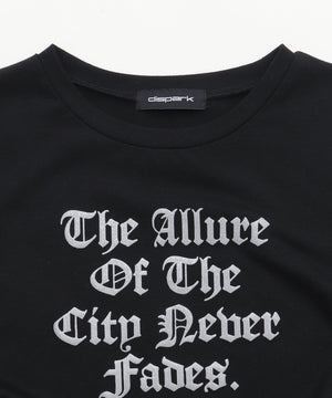 ゴシックロゴサイドギャザーピチT