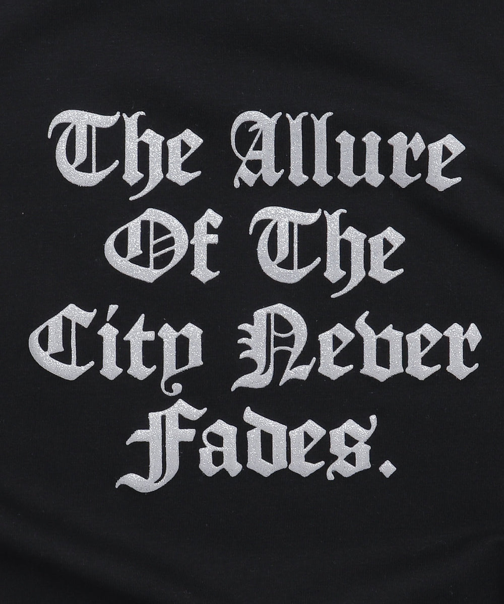 ゴシックロゴサイドギャザーピチT