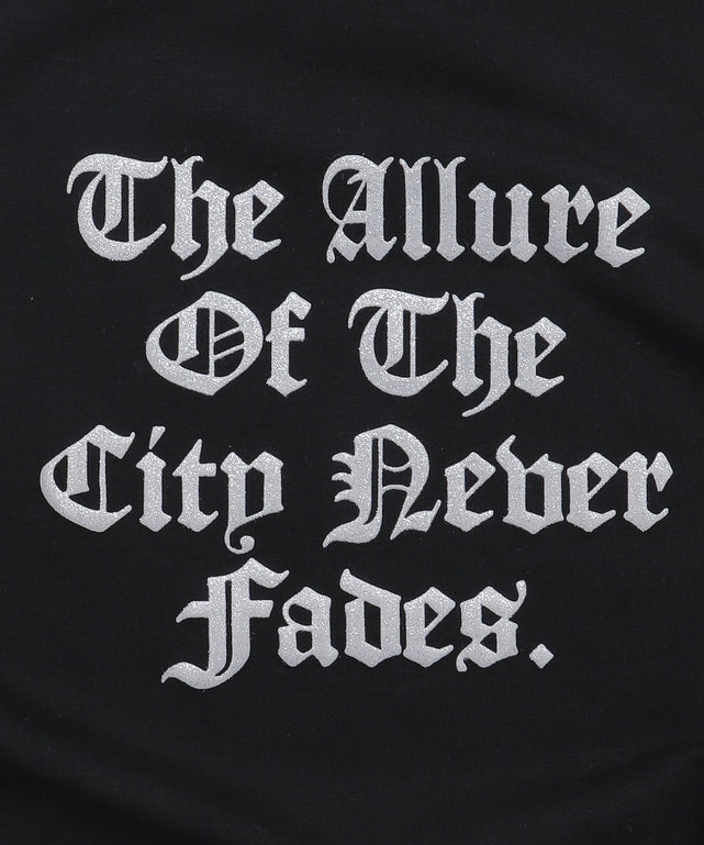 ゴシックロゴサイドギャザーピチT