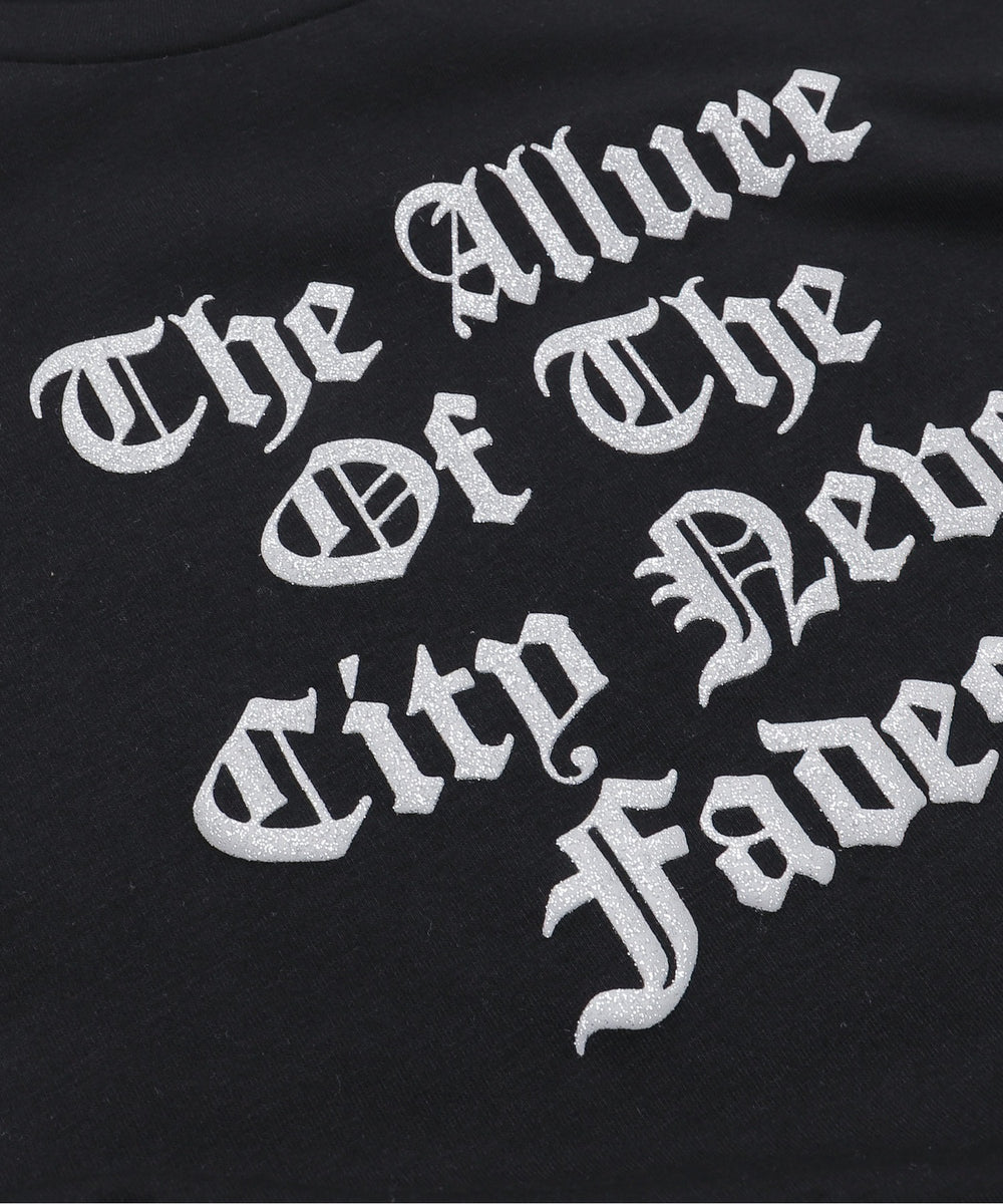 ゴシックロゴサイドギャザーピチT