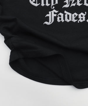 ゴシックロゴサイドギャザーピチT