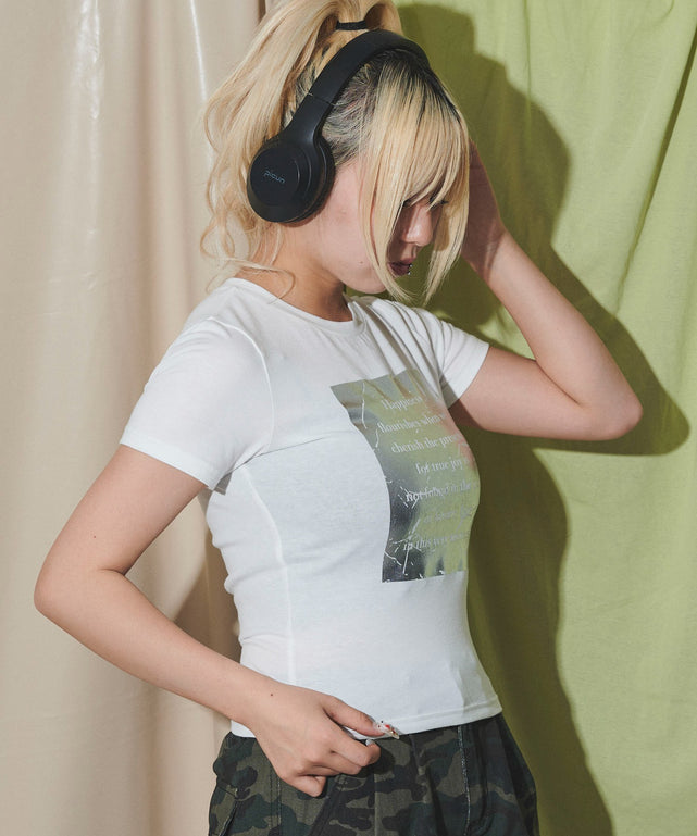 ボックスロゴ箔プリントピチT｜WEGO（ウィゴー） – WEGO ONLINE STORE