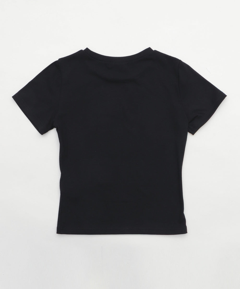 ボックスロゴ箔プリントピチT