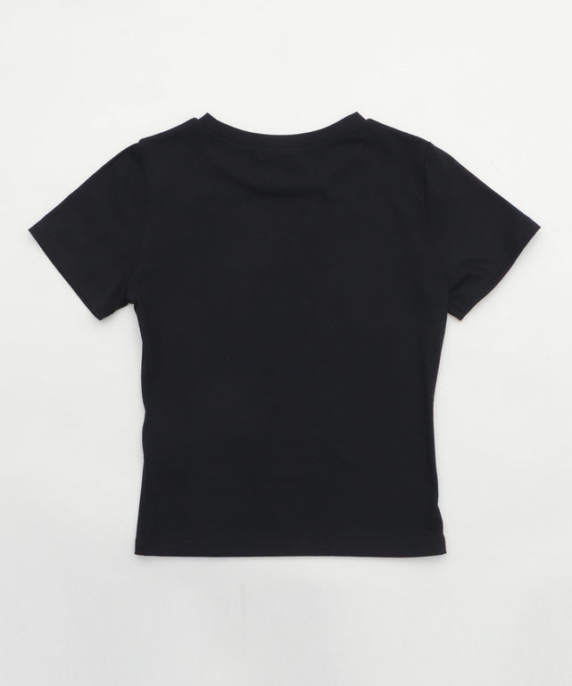 ボックスロゴ箔プリントピチT