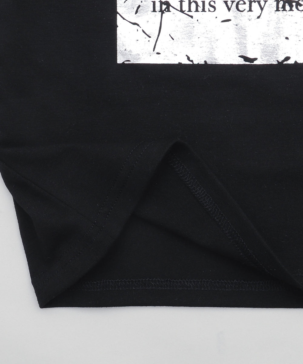 ボックスロゴ箔プリントピチT