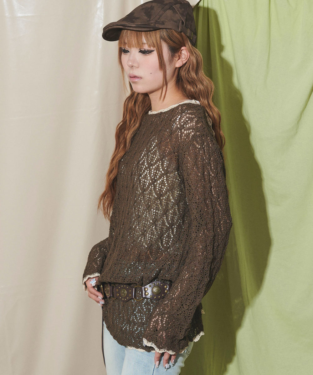 ブラウン モデル：160cm F着用