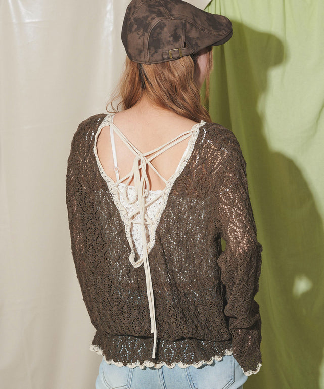 ブラウン モデル：160cm F着用