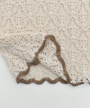 バックレースアップBIGニット